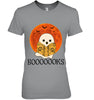 Image of Boo Loves Booooooks T-Shirt - Guys Tee - Ladies Tee