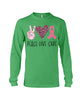 Image of Peace-Love-Cure Sweet Limited Classic T-Shirt - Ladies Tee - Unisex Long Sleeve