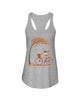 Image of Lovely Pug In Fall T-Shirt - Sweatshirt - Ladies Flowy Tank