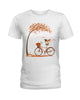Image of Lovely Pug In Fall T-Shirt - Hoodie - Ladies Tee