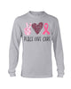 Image of Peace-Love-Cure Sweet Limited Classic T-Shirt - Ladies Tee - Unisex Long Sleeve