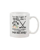 Image of A Big Fan Of Dogs And Hockey Girl Limited Classic T-Shirt - Guys V-Neck - Mug