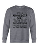Image of Minnesota Girl I Will Do It Twice T-Shirt - Guys Tee - Sweatshirt