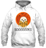 Image of Boo Loves Booooooks T-Shirt - Hoodie - Unisex Long Sleeve