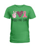 Image of Peace-Love-Cure Sweet Limited Classic T-Shirt - Ladies Tee - Unisex Long Sleeve