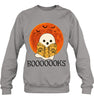 Image of Boo Loves Booooooks T-Shirt - Sweatshirt - Ladies V-Neck