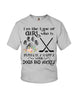 Image of A Big Fan Of Dogs And Hockey Girl Limited Classic T-Shirt - Ladies Flowy Tank - Youth Tee