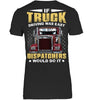 Image of If Truck Driving Was Easy Dispatchers Would Do T-Shirt - Sweatshirt - Ladies V-Neck