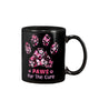 Image of Paws For The Cure - Black Mug