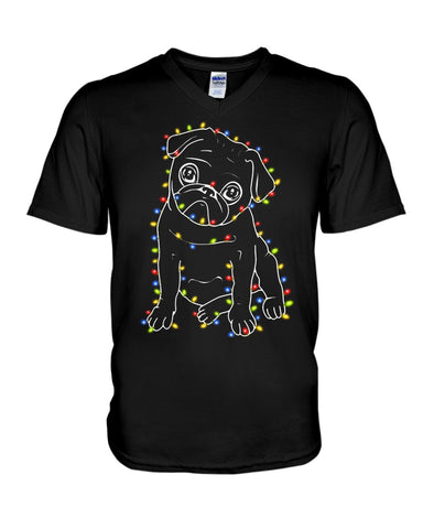 Coliful Dog Led Light Limited Classic T-Shirt - Hoodie - Guys V-Neck