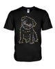 Image of Coliful Dog Led Light Limited Classic T-Shirt - Hoodie - Guys V-Neck