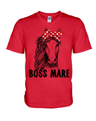 Boss Mare Horse Limited Classic T- Shirt - Hoodie - Guys V-Neck