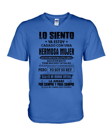 Lo Siento May Man Limited Classic T- Shirt - Hoodie - Guys V-Neck