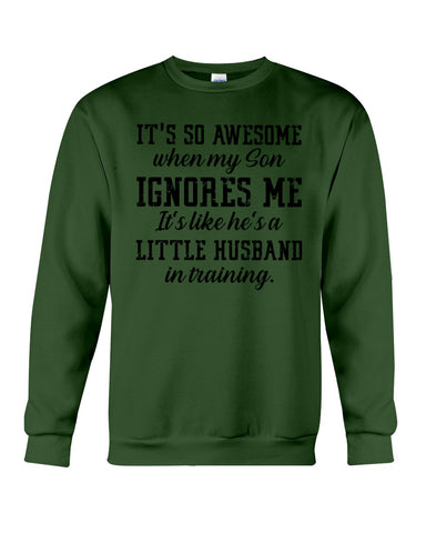 Little Husband In Training T-Shirt - Guys Tee - Sweatshirt