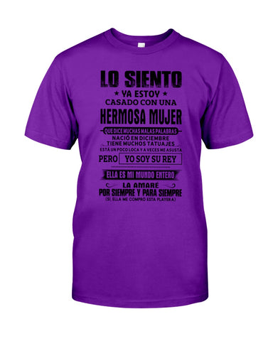 Lo Siento December Man Limited Classic T- Shirt - Guys Tee - Unisex Long Sleeve