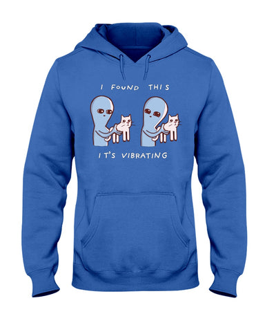 I Found This Is Virbating Cat Tote Bag - Youth Tee - Hoodie