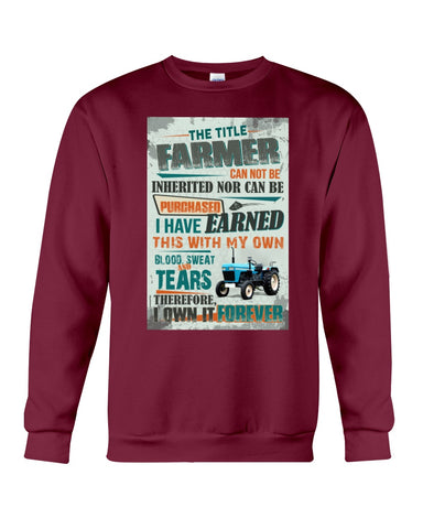 Farmer Can Not Be Inherited Nor Can Be Purchase Limited Classic T- Shirt - Sweatshirt - Unisex Tank Top