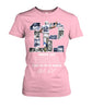 Image of 12 Years Of Andrew Luck Limited Classic T- Shirt - Ladies Tee - Ladies V-Neck