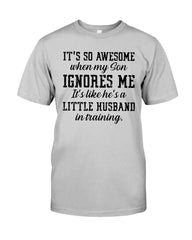 Little Husband In Training T-Shirt - Guys Tee - Sweatshirt