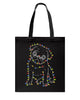 Image of Coliful Dog Led Light Limited Classic T-Shirt - Basketweave Tote Bag - Mug