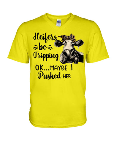 Heifers Be Tripping Limited Classic T- Shirt - Guys V-Neck - Mug