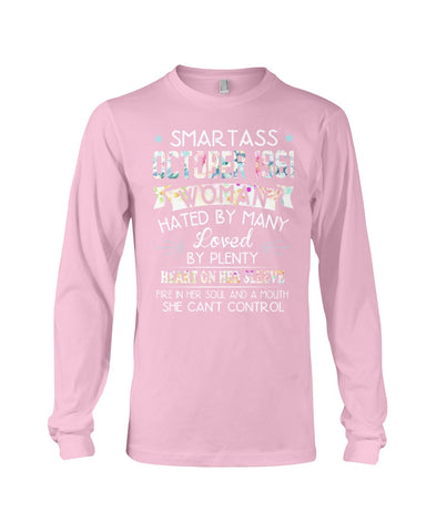 Smartass October 1961 Classic T-Shirt - Guys V-Neck - Unisex Long Sleeve