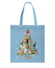 Image of Unique Cat Christmas Tree Limited Classic T-Shirt - Guys Tee - Basketweave Tote Bag