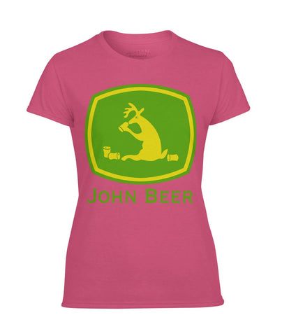 John Beer-Funny Tractor Limited Classic T-Shirt - Ladies Tee - Unisex Tank Top