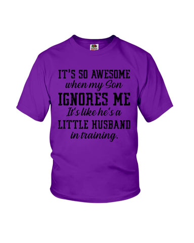 Little Husband In Training T-Shirt - Youth Tee - Ladies Tee