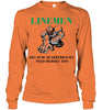 Image of Linemen Because Quarterracks Need Heroes Too Limited Classic T- Shirt - Guys V-Neck - Unisex Long Sleeve