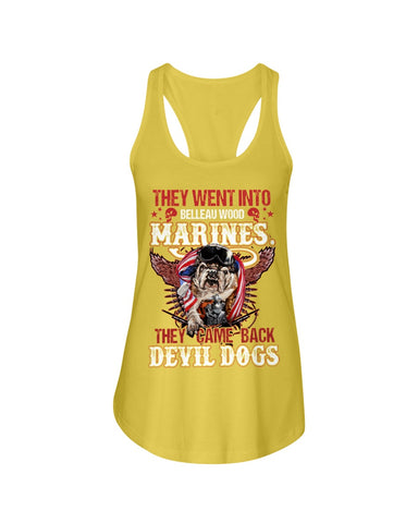 Belleauwood Marines - Devil Dogs T-Shirt - Ladies Flowy Tank - Youth Tee