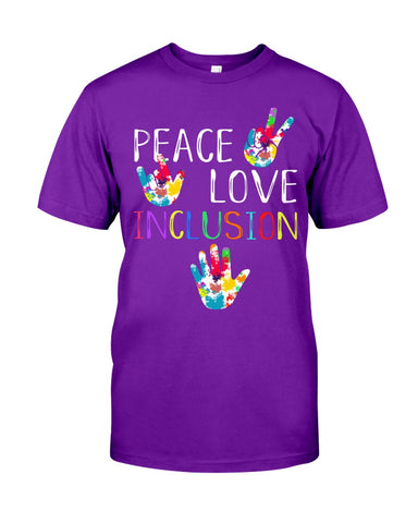 Peach Love Inclusion T-Shirt - Guys Tee - Unisex Long Sleeve