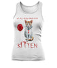 Image of I'm A Horroraholic Kitten T-Shirt - Ladies Flowy Tank - Unisex Tank Top