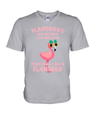 Flamingos Are Awesome Limited Classic T-Shirt - Guys V-Neck - Unisex Long Sleeve