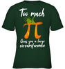 Image of Too Much Pi Gives You A Large Circumference T-Shirt - Youth Tee - Ladies V-Neck