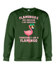 Image of Flamingos Are Awesome Limited Classic T-Shirt - Guys Tee - Sweatshirt