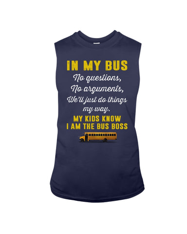 In My Bus I'm The Bus Boss Tote Bag - Unisex Long Sleeve - Sweatshirt