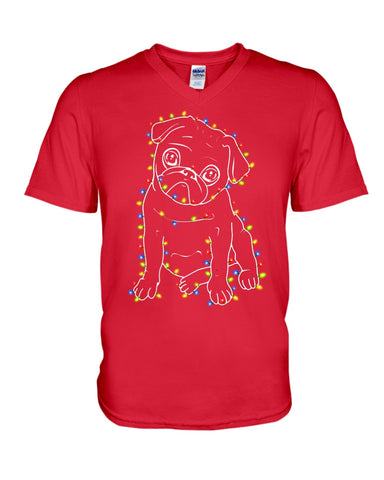 Coliful Dog Led Light Limited Classic T-Shirt - Hoodie - Guys V-Neck