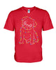 Image of Coliful Dog Led Light Limited Classic T-Shirt - Hoodie - Guys V-Neck