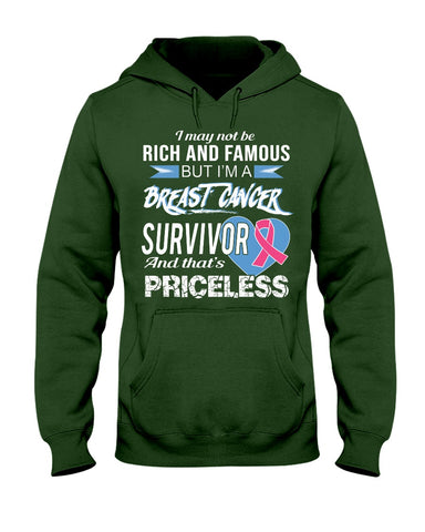 I'm A Breast Cancer Survivor And That's Priceless Limited Classic T- Shirt - Hoodie - Guys V-Neck