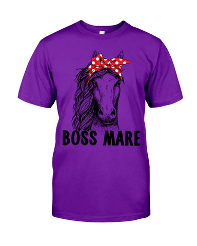 Boss Mare Horse Limited Classic T- Shirt - Guys Tee - Sweatshirt