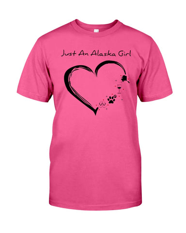 Just An Alaska Girl Limited Classic T-Shirt - Guys Tee - Unisex Long Sleeve