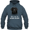 Image of Black Labrador No Sugar No Cream Mug - Hoodie - Ladies V-Neck