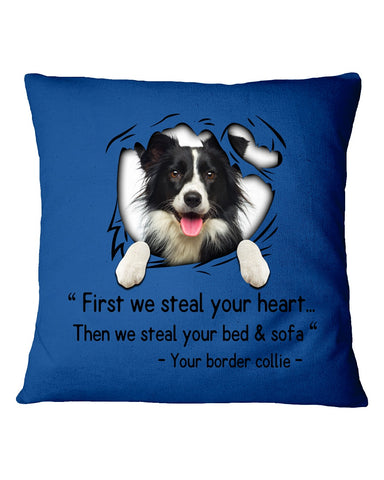 A True Friend Border Collie Limited Classic T-Shirt - Horizontal Poster - Pillow Cover