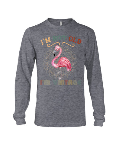 I'm Not Old I'm Vintage Swan Limited Classic T-Shirt - Guys V-Neck - Unisex Long Sleeve