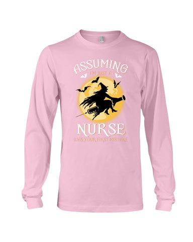 Assuming Nurse Witch Limited Classic T-Shirt - Guys V-Neck - Unisex Long Sleeve