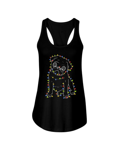 Coliful Dog Led Light Limited Classic T-Shirt - Sweatshirt - Ladies Flowy Tank