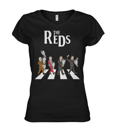 The Reds Walking In The Street Limited Classic T-Shirt - Ladies V-Neck - Hoodie