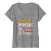 Image of Hocus Pocus I Need Dunkin Donuts To Focus T-Shirt - Youth Tee - Ladies V-Neck