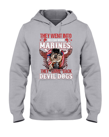 Belleauwood Marines - Devil Dogs T-Shirt - Ladies Tee - Hoodie